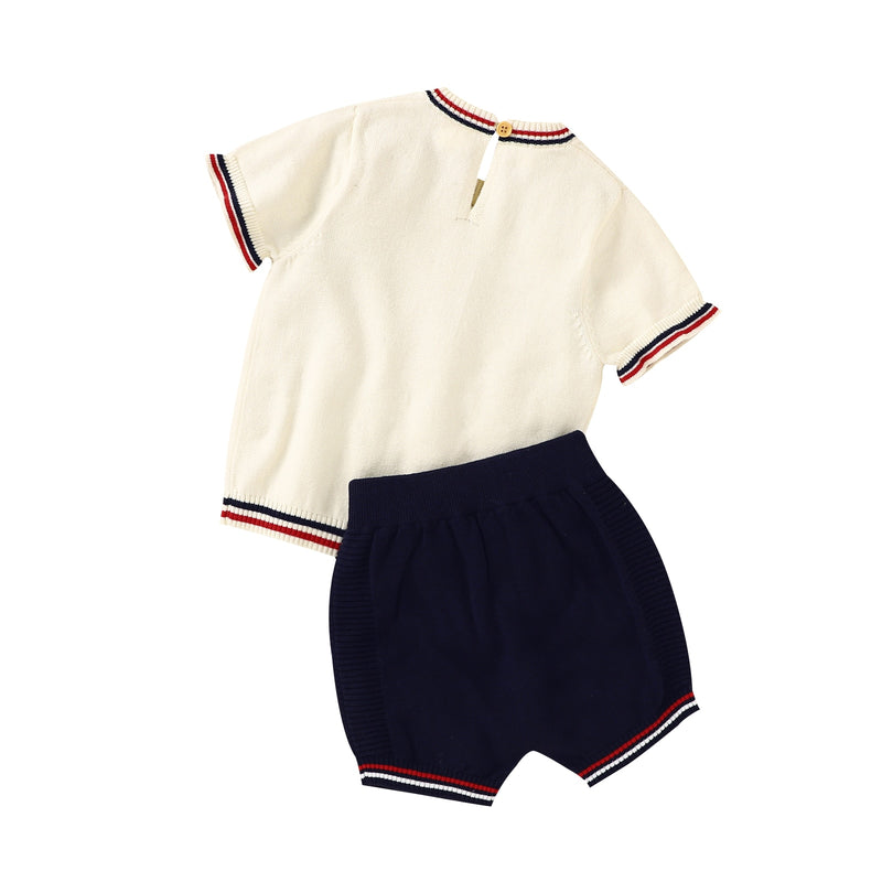 Babykleidung Sets Sommer Kurzarm Neugeborenes Bebes T-Shirt Tops + Bottoms 2pcs Outfits für Säuglingsjungen Mädchen Kleidung Anzüge Outwear