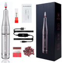 Máquina de manicura eléctrica de 35000RPM, taladro de uñas USB para esmalte de uñas en Gel acrílico, limas de uñas profesionales, herramienta de salón