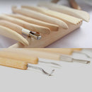 DIY Art Clay Sculpting Kit Sculpt Glättwachs Carving Pottery Ceramic Tools Polymer Shapers Modeling Carved Tool Mit Tasche