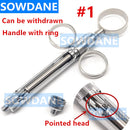 Jeringa INTRALIGAMENTAL de acero inoxidable Dental, estilo de pluma, aspiración, 1,8 ML, instrumento quirúrgico Dental, herramienta de inyector Dental