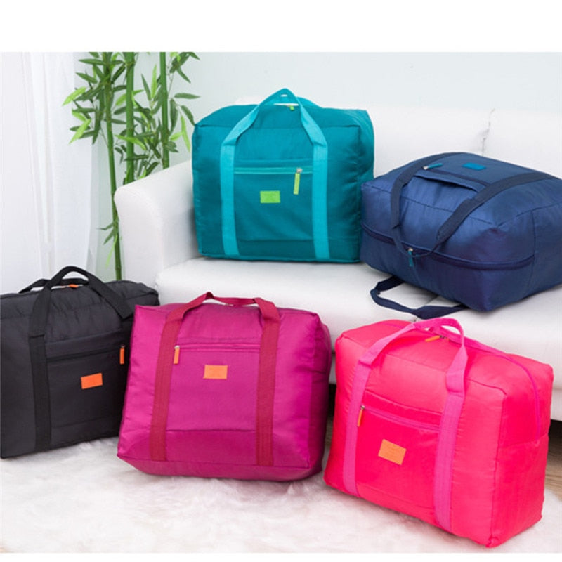LKEEP, bolsa de equipaje impermeable plegable de nailon de gran tamaño para viaje, bolsa de viaje, bolsa de lona de 42*17*35cm