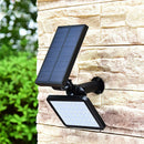 Solarenergie-Lampe 48 LED-Solarstraßenlaterne für Garten-Wand-Yard-LED-Sicherheitsbeleuchtung im Freien Einstellbarer Beleuchtungswinkel 280lm