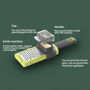 Creative Garlic Presser Multi-function Manual Garlic Chopping Garlic Tools Stainless Steel Press Crusher Cooking Kitchen Gadgets