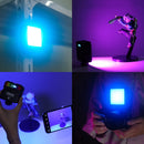 Ulanzi VL49 Mini RGB Video Light Lighting for Photography 2000mAh RGB LED Video Camera Light Vlog Fill Light Live Tiktok