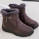 Neue Frauen Warme Schuhe Hohe Qualität Reißverschluss Frauen Stiefel Solide Winter Stiefeletten Für Frauen Damen Schuhe Wasserdichte Chaussure Femme