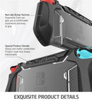 Für Nintendo Switch Case MUMBA Series Blade TPU Grip Schutzhülle Dockable Case Kompatibel mit Konsole &amp; Joy-Con Controller