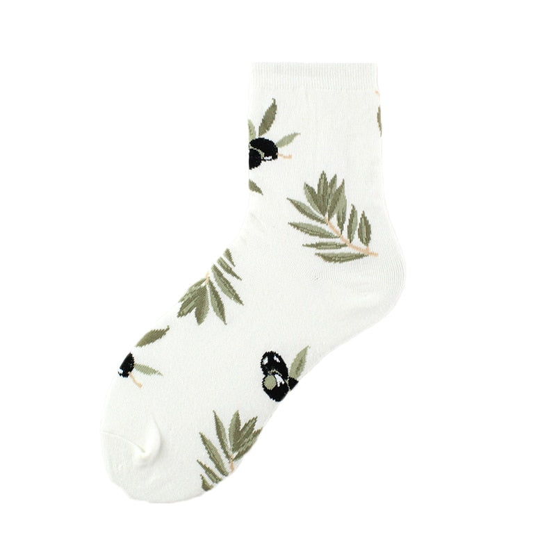Gran oferta, calcetines japoneses creativos de moda Harajuku, calcetines cortos de girasol para primavera y otoño, calcetines casuales de algodón coloridos, medias divertidas de marea