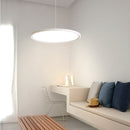 Schwarz Weiß Gold LED Kronleuchter Restaurant Bar Café Pendelleuchte Einfaches modernes Esszimmer Runde ultradünne Hängeleuchte