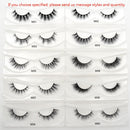 30/40/100/Paar Visofreie Nerzwimpern mit Tablett ohne Box Handgemachte natürliche falsche Wimpern Full Strip Lashes Wiederverwendbare lange Wimpern