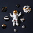 Nordic Modern Astronaut Miniaturfiguren Harz Handwerk Home Fairy Garden Schreibtisch Dekoration Einrichtungsartikel Raumzubehör