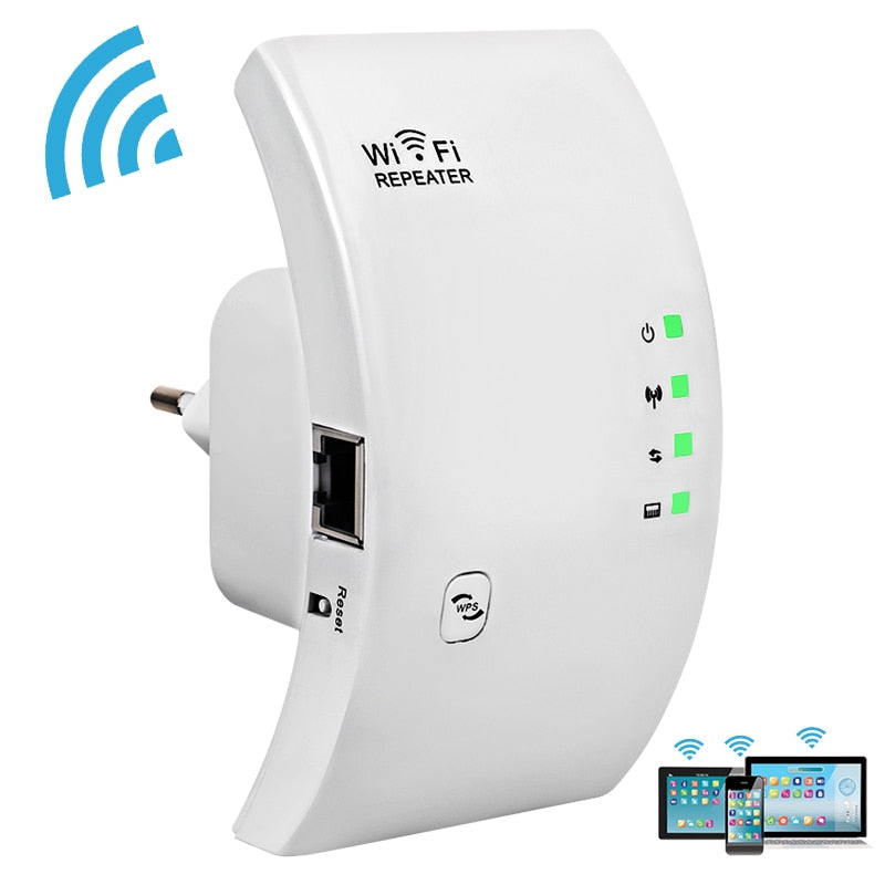 Repetidor WiFi inalámbrico extensor Wifi Ultraboost amplificador Wifi Repiter de largo alcance 300M amplificador Wi-Fi punto de acceso repetidor WiFi