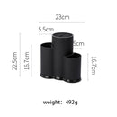 MDZF SWEETHOME-soporte multifunción para utensilios de cocina, bloque de cuchillos, juego de cubiertos de PP, escurridor, caja de almacenamiento, estante organizador de herramientas de cocina