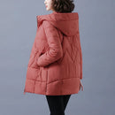 2022 Neue Frauen Winterjacke Lange Warme Parkas Weibliche Verdicken Mantel Baumwolle Gefütterte Parka Jacke Mit Kapuze Outwear M-4XL