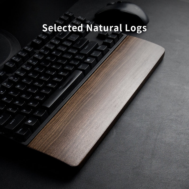 Teclado de madera de nogal Reposamuñecas Vaydeer Ergonomic Gaming Desk Muñequera Soporte