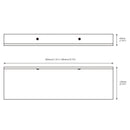 Bathroom Shelves Wall Mounted Shelf Toilet Accessories Rack White 300-500MM Aluminum Single Tier Kitchen Shower Room Use Screw