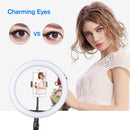 Desktop-LED-Ringlicht, dimmbar, Telefon, Videoaufnahme, rundes Fülllicht für Youtube, Tik Tok, Videofotografie, Beleuchtung, Ringlicht