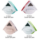 Magnetische Fensterputzbürste Glasreiniger Magnete Bürstenwerkzeug Doppelseitige magnetische Glasbürste zum Waschen der Haushaltsreinigung