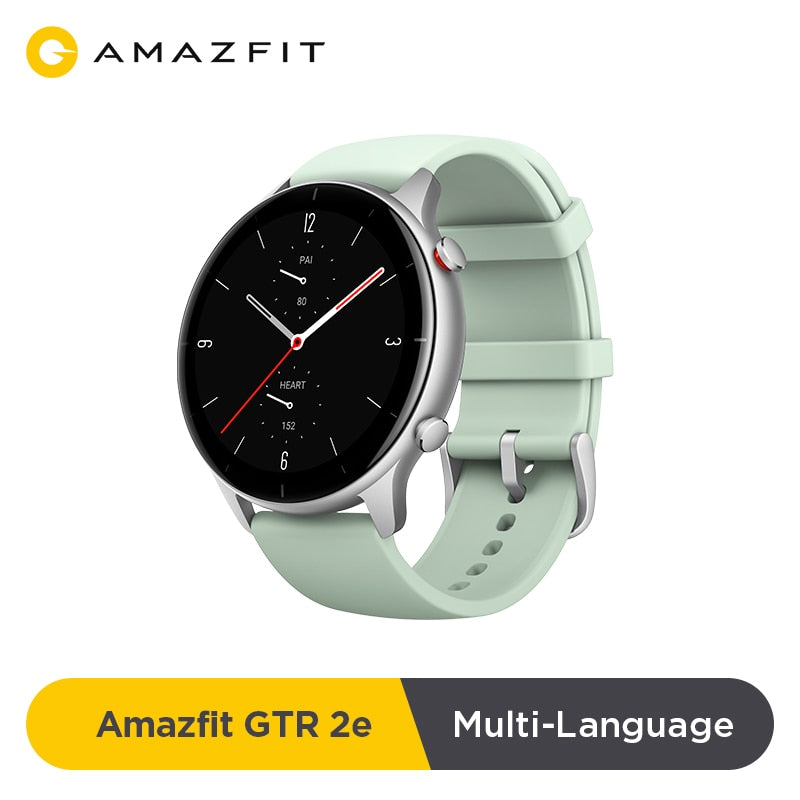 Global Version Amazfit GTR 2e Alexa eingebaute Smartwatch 24 Tage Akkulaufzeit 2.5 D Glas 5.0 Herzfrequenz Smartwatch