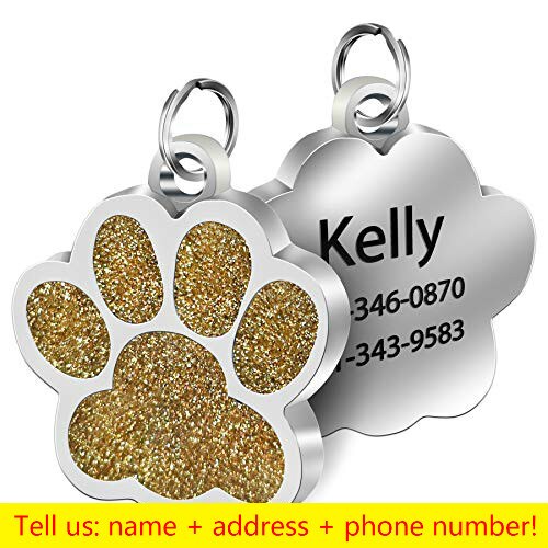 Personalized Pet ID Tags Engraved Pet Name Number Address Cat Dog Collar Pet Pendant Puppy Cat Necklace Charm Collar Accessories