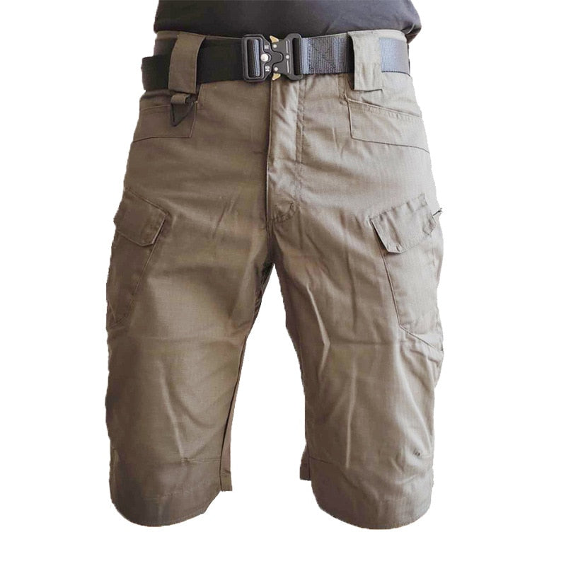 Pantalones cortos tácticos militares para hombre, pantalones cortos SWAT de camuflaje para hombre, pantalones cortos Cargo informales con múltiples bolsillos, ropa para hombre, entrenamiento militar de camuflaje