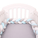4M Baby Bett Stoßschutz Infant Wiege Kissen Kissen Zopf Knoten Stoßstange Krippe Stoßstange Tour De Lit Bebe Tresse Raumdekoration