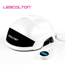 Casco para el crecimiento del cabello LESCOLTON, gorra láser con luz infrarroja, casco LED para el crecimiento del cabello, dispositivo para el tratamiento de la pérdida de cabello, producto de restauración del cabello