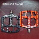 Neue CNC-Aluminiumlegierung versiegelt 3 Lager Anti-Rutsch-Fahrradpedale Flachfuß Ultraleicht Mountainbike Pedale MTB Fahrradteile