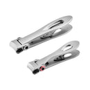 2PCS/SET Nagelknipser Edelstahl Nagelschneider Zehennagel Fingernagel Maniküre Trimmer Zehennagelknipser für Dicke Nägel