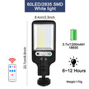 Luz Solar LED KSIJEH, lámpara Solar para exteriores, luz Solar alimentada por energía Solar, impermeable, Sensor de movimiento PIR, farola para decoración de jardín