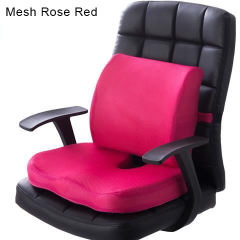 Orthopedics Hemorrhoids Seat Cushion Memory Foam Car Rebound Cushion Office Chair Lumbar Support Pain Relief Breathable Pillow