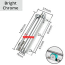 KAK Verstellbarer Türschließer aus Aluminiumlegierung, automatischer Türfederschließer, Soft-Close, feuerfeste Tür, robuste Türbeschläge