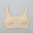 Legging deportivo de cintura alta, ropa deportiva para gimnasio para mujer, traje de Yoga para mujer sin costuras, conjunto de entrenamiento de alta elasticidad, Sujetador deportivo acolchado