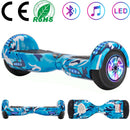 Hoverboard 6,5-Zoll-Bluetooth-Lautsprecher, selbstausgleichender Elektroroller, LED-Leuchten, intelligenter zweirädriger Hoverboard-Schlüssel für Kindergeschenk