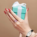 Wong Rain Classic 100% 925 Sterling Silber Erstellt Moissanite Edelstein Hochzeit Engagement Diamanten Ring Edlen Schmuck Großhandel