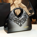 Luxus Mode Diamant Frauen Handtasche Weibliche Knödel Tasche Echtes Leder Tote Bag Damen Neue Party Schulter Messenger Bags