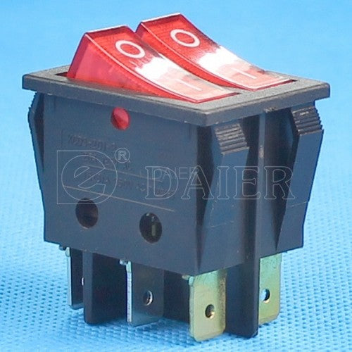 Interruptor basculante KCD2-4-2101N DPST 