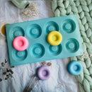 Neue ovale Donut-Form aus Silikon mit 20 Vertiefungen, kleine Kuchen, Schokolade, Pfannkuchen, zum Backen, Mini-Dessert, Küche, DIY, handgefertigte Werkzeuge