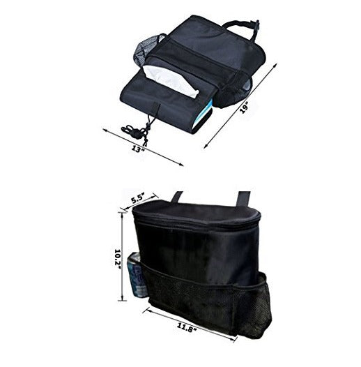 Auto Seat Back Organizer,Multi-Pocket Travel Storage Bag (Heat-Preservation)