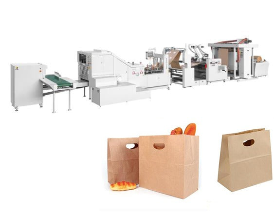 AUTOMATIC HIGH SPEED SQUARE BOTTOM PAPER BAG MACHINE (PATCH BAG)