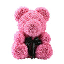 Regalos para mamá Oso rosa 25 Cm / 40 Cm Flores artificiales Rosa Oso de peluche Aniversario de bodas Regalos de cumpleaños para su novia Mujer