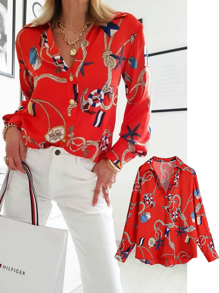 Frauen Satinbluse Langarm Zebradruck Hemden Vintage Büro Damen Tops Femme Chandails Mode Blusa de Mujer Chandails