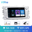 Podofo 4G HIFI Android 10 2 Din Autoradio Multimedia Video Player für Ford Focus S-Max Mondeo 9 Galaxy C-Max Navigation GPS 2din
