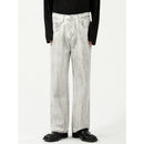 High Quality Autumn New Korean Jeans Loose Straight Design Sense Ins Casual White Denim Trousers Men