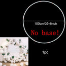 Kunststoff-Ballon-Bogen-Ring DIY Hintergrund-Halter-Kreis-Ballon-Säulen-Basis-Babyparty-Geburtstags-Hochzeitsfest-Dekor-Brautparty