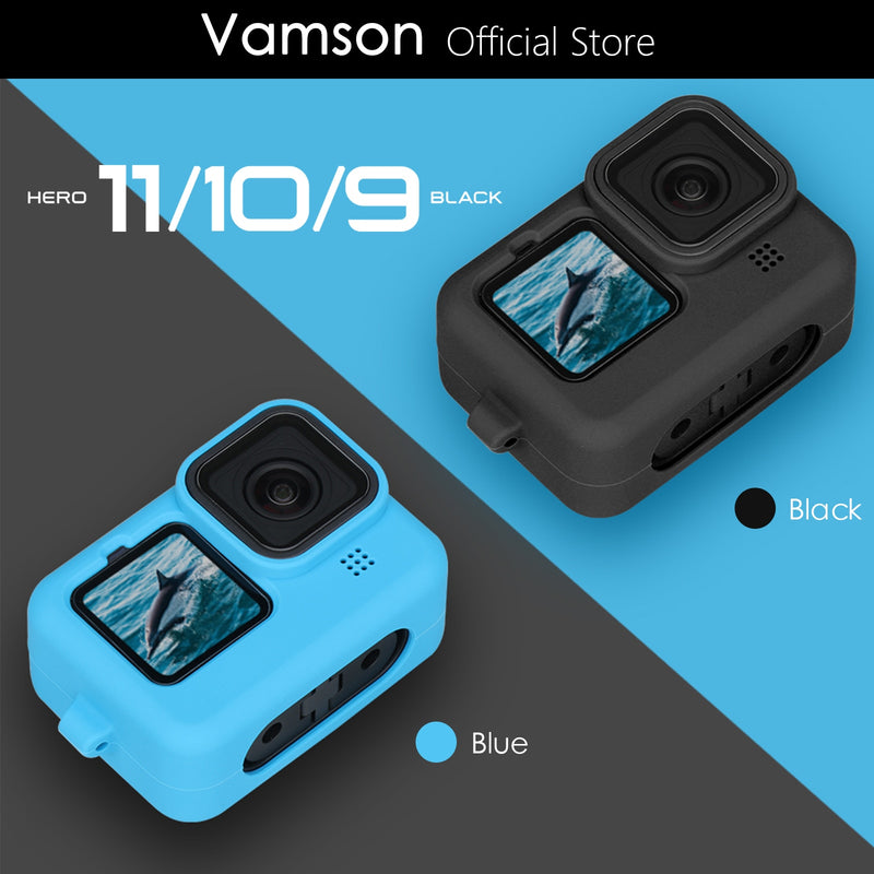 for Gopro Hero 11 10 Black Soft Silicone Case for Go pro Hero 10 9 Silicone Protective Full Cover Shell Camera Accessorie VP662