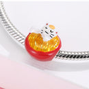 Abalorios de deseos cálidos de cultura de estilo japonés 2021, cuentas de Metal para mujer, abalorio de Plata de Ley 925, joyería para pulsera, brazalete, regalo