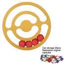 Kaffeepadhalter aus Metall, verspiegelter Aluminiumständer, Kaffeekapsel-Aufbewahrungsständer, Nespresso-Kaffeekapselständer für Nespresso