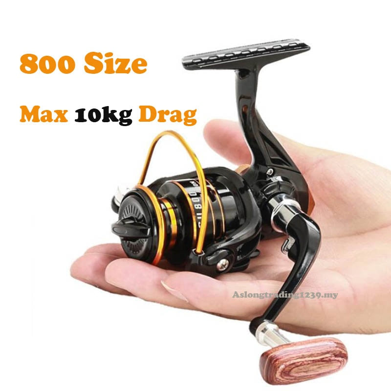 GT500 5.2:1 Mini Spinning Reel Outdoor Ice Fishing Sea Rock Raft Angling Rod Gear Metal Spool Tackle Carp Crucian Bass Reels