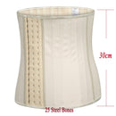25 Stahlknochen Taillentrainer Bauch Slimmerbelt Modellierriemen Korsett Latex Bauchwickel Body Shaper Bauchreduzierende Hülle XXS