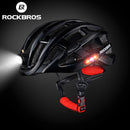 ROCKBROS Leichter Fahrradhelm Fahrrad Ultraleichter Helm Integral geformter Mountain Road Fahrrad MTB Helm Sichere Männer Frauen 57-62cm